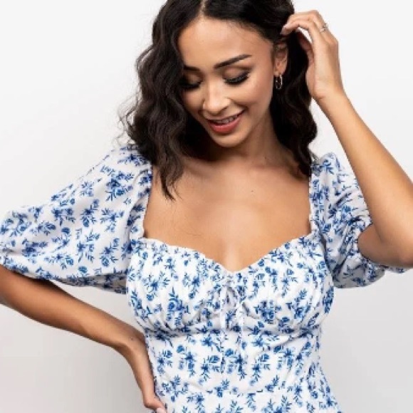 Baltic Born Gwen Smocked Midi Dress - Picture 2 of 9